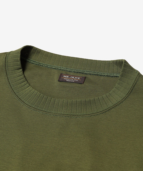 MR.OLIVE / SAN JOAQUIN SILKET RIB / CREW NECK SHIRTミスターオリーブ/サンフォーキン シルケットリブ/クルーネックシャツ